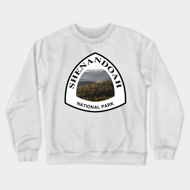 Shenandoah National Park shield Crewneck Sweatshirt by nylebuss